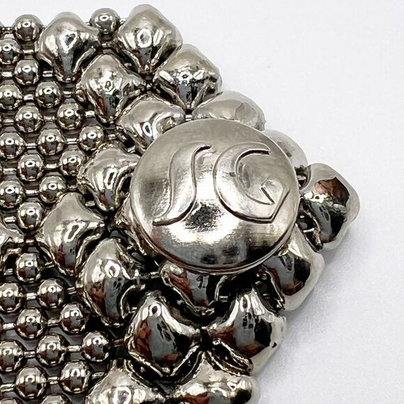 SG Liquid Metal Bracelet Sergio Gutierrez Silver Tone B45-AS - Picture 8 of 11